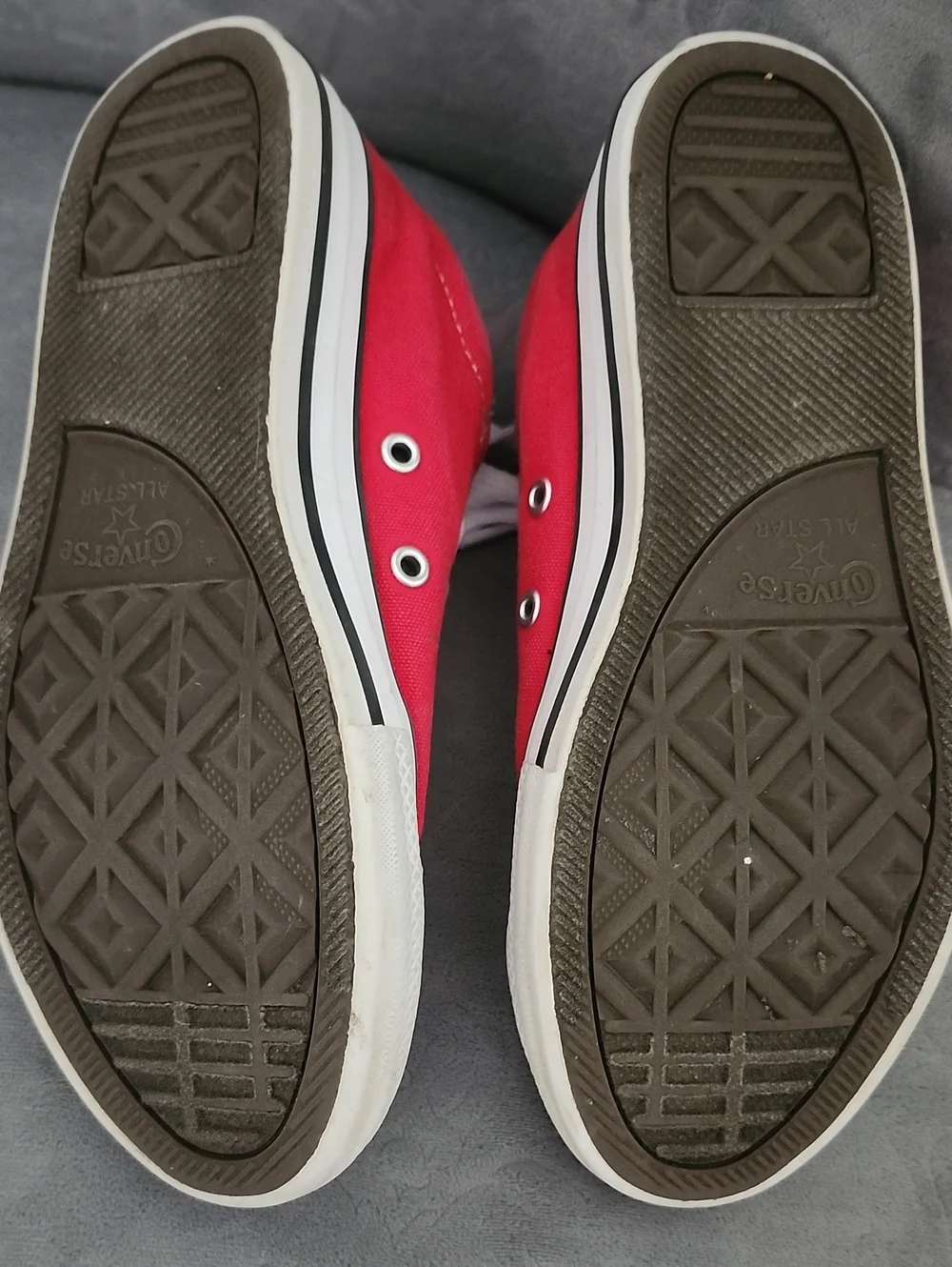 Converse Kids' Red Low Top Canvas Sneakers